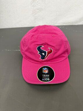 NFL Kids Houston Texans Pink Adjustable Cap Team Apparel One Size